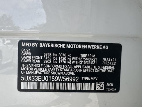 Certified 2025 BMW X5 M60i AWD/4WD image 34