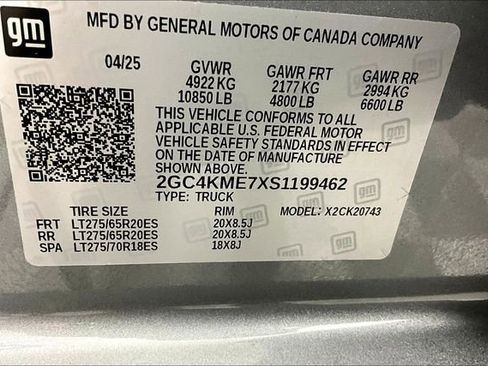 Used 2025 Chevrolet Silverado 2500 Custom w/ Custom Value Package AWD/4WD image 19