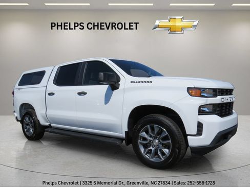 Certified 2022 Chevrolet Silverado 1500 Custom w/ Rally Edition AWD/4WD image 1