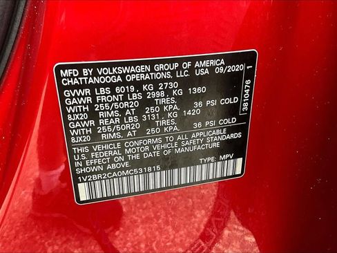 Used 2021 Volkswagen Atlas SEL AWD/4WD image 18