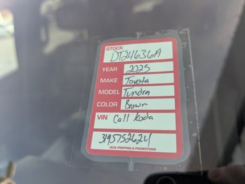 Used 2025 Toyota Tundra Platinum w/ TRD Off-Road Package image 42