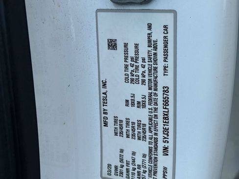 Used 2020 Tesla Model 3 Long Range AWD/4WD image 17