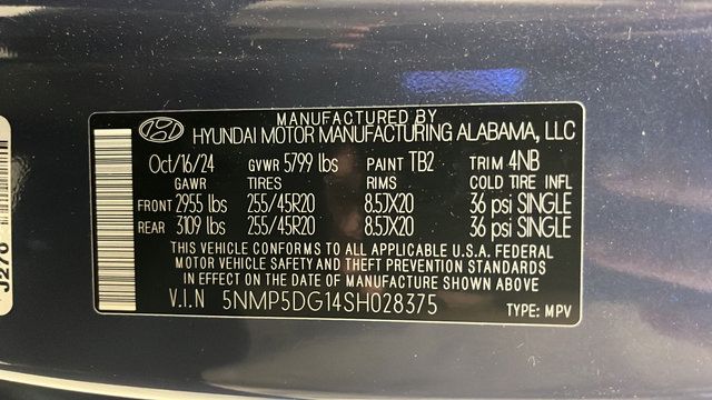 Used 2025 Hyundai Santa Fe Calligraphy AWD/4WD image 29