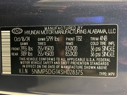 Used 2025 Hyundai Santa Fe Calligraphy AWD/4WD image 29