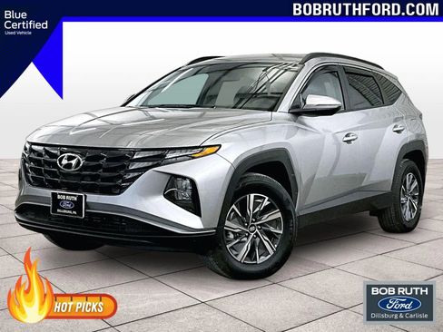 Used 2023 Hyundai Tucson Blue w/ Cargo Package AWD/4WD image 1