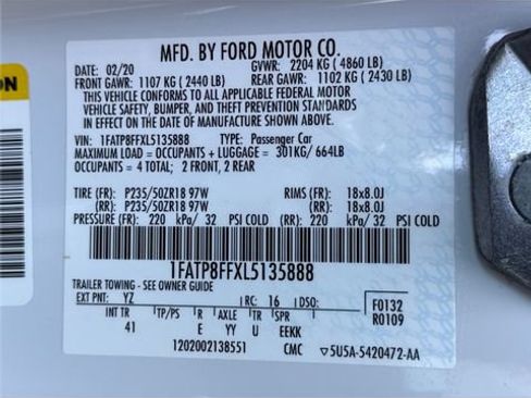 Used 2020 Ford Mustang GT Premium image 26