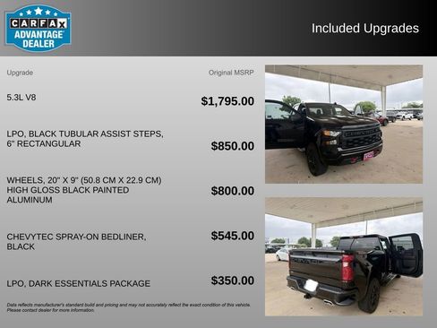 Certified 2024 Chevrolet Silverado 1500 Custom Trail Boss w/ LPO, Dark Essentials Package AWD/4WD image 3