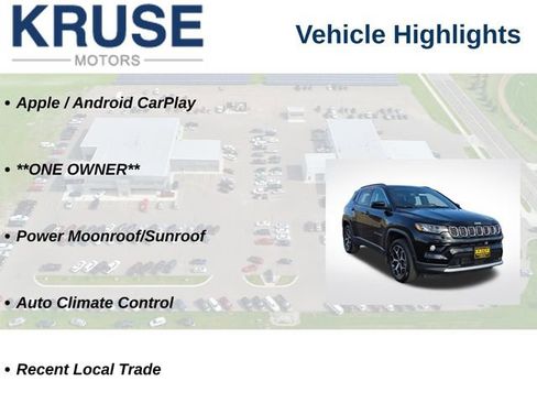 Used 2025 Jeep Compass Limited w/ Sun & Sound Group AWD/4WD image 14