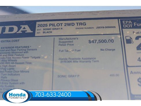 New 2025 Honda Pilot Touring image 40