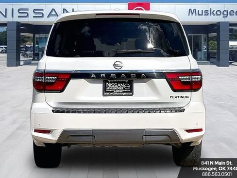 Used 2023 Nissan Armada Platinum w/ Captain's Chairs Package RWD image 6