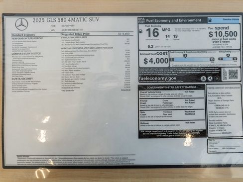 New 2025 Mercedes-Benz GLS 580 4MATIC image 36