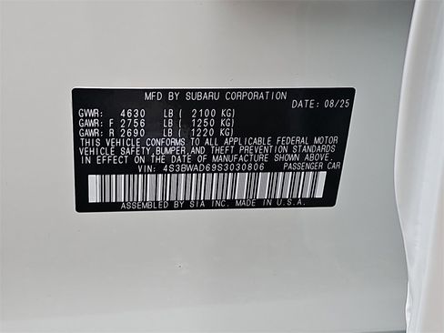 New 2025 Subaru Legacy Premium image 36