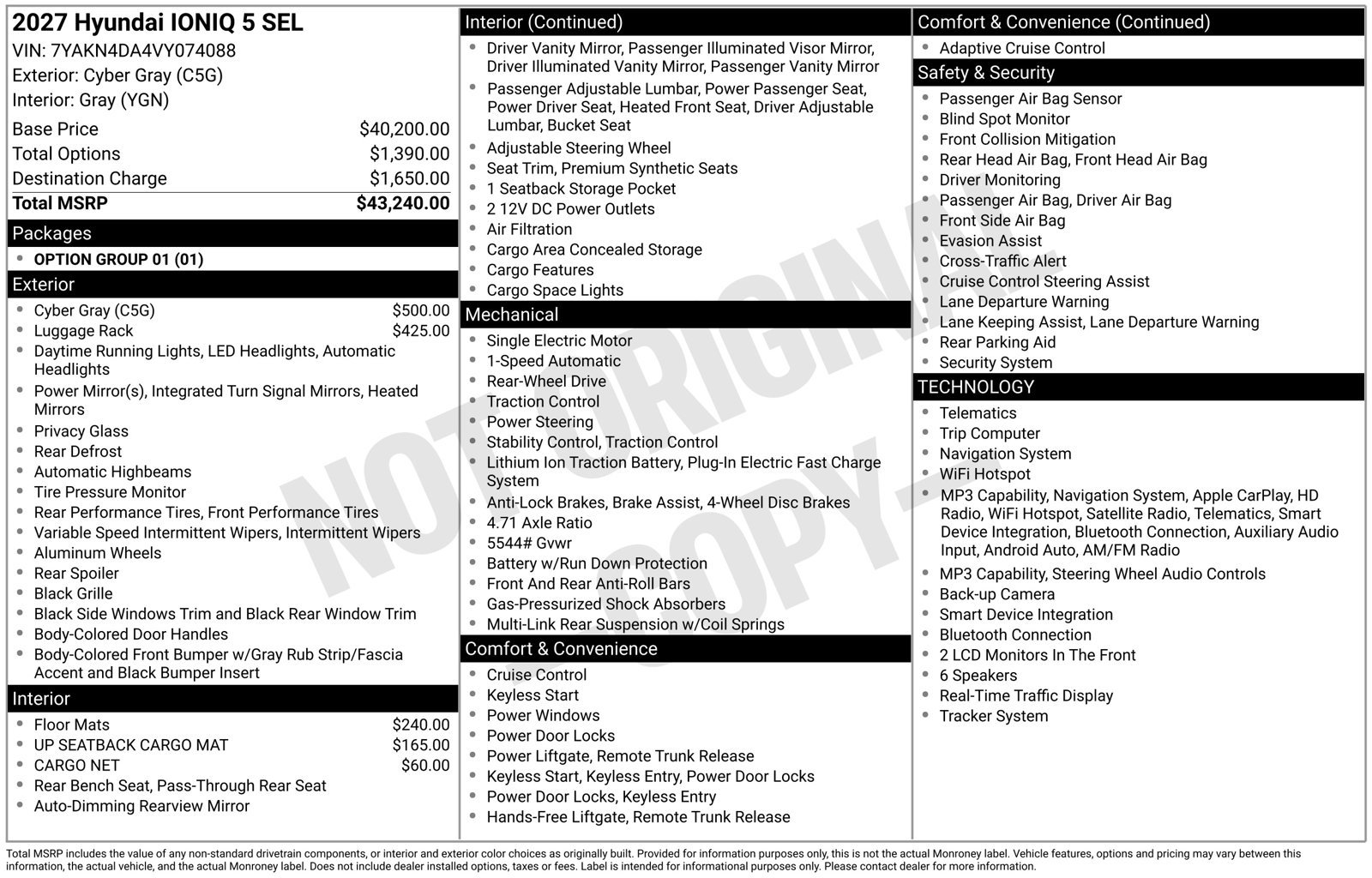New 2027 Hyundai Ioniq 5 SEL RWD image 23
