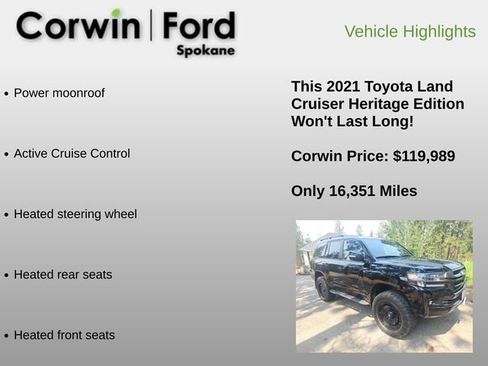 Used 2021 Toyota Land Cruiser Heritage Edition AWD/4WD image 12