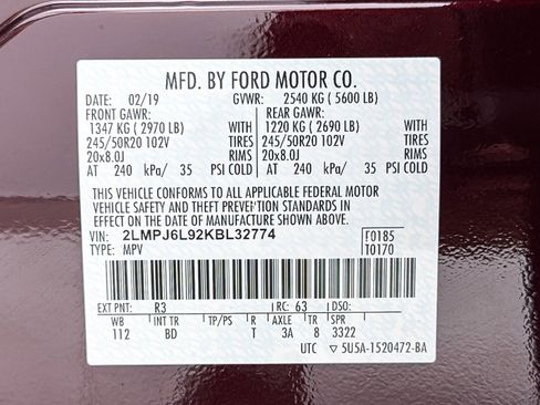 Used 2019 Lincoln Nautilus Reserve image 34