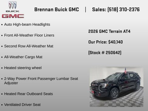 New 2026 GMC Terrain AT4 w/ Convenience Package III AWD/4WD image 18