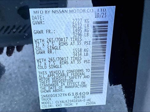 New 2026 Nissan Frontier Pro-X image 14