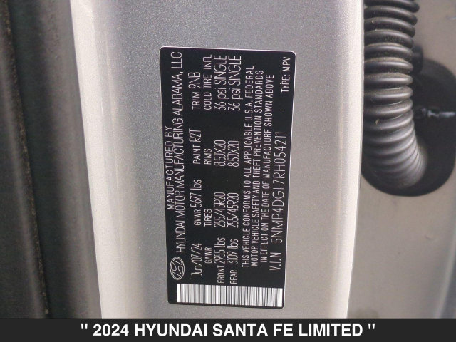 Used 2024 Hyundai Santa Fe Limited AWD/4WD image 38