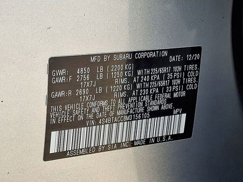 Used 2021 Subaru Outback Premium AWD/4WD image 25
