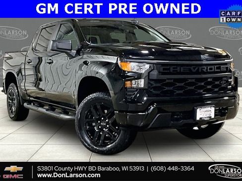 Certified 2024 Chevrolet Silverado 1500 Custom Trail Boss w/ Turbomax Blackout Package image 1