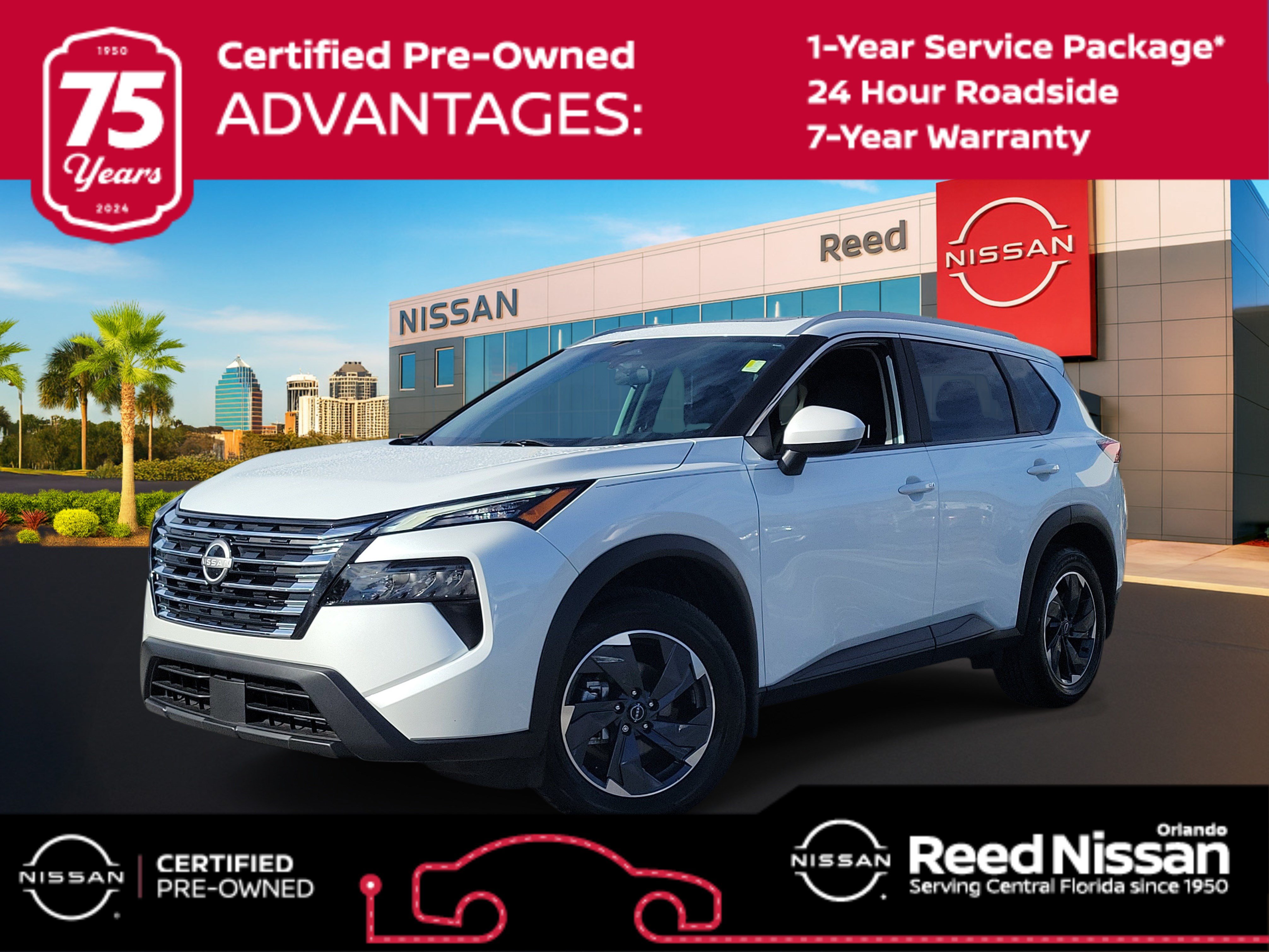 Certified 2024 Nissan Rogue SV w/ SV Premium Package FWD image 1