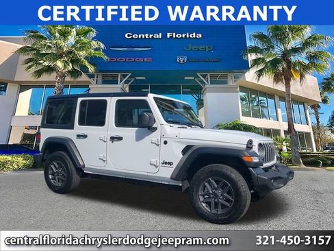 Certified 2025 Jeep Wrangler Unlimited Sport image 1