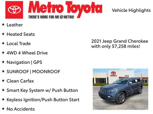 Used 2021 Jeep Grand Cherokee Limited w/ Trailer Tow Group IV AWD/4WD image 8