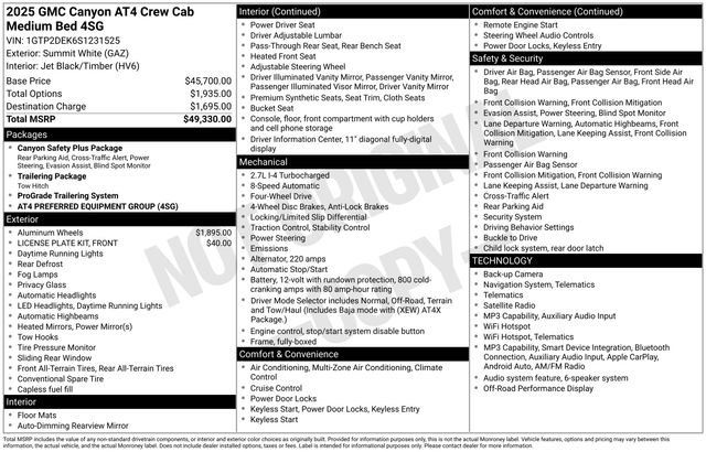 Used 2025 GMC Canyon AT4 AWD/4WD image 20