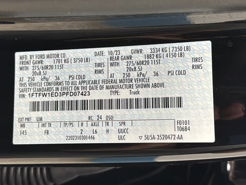 Used 2023 Ford F150 XLT w/ Equipment Group 302A High AWD/4WD image 28