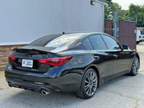 Used 2018 INFINITI Q50 Red Sport 400 w/ Sensory Package (Sport) RWD image 5