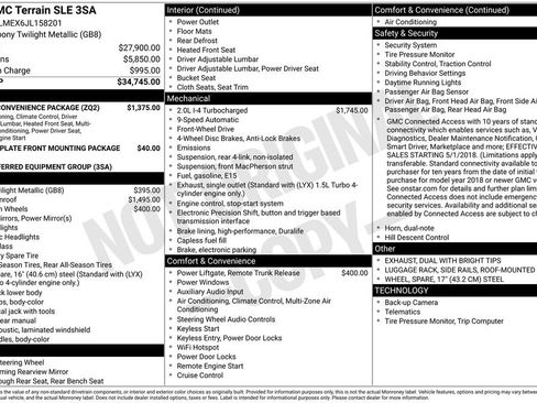 Used 2018 GMC Terrain SLE w/ Driver Convenience Package image 3