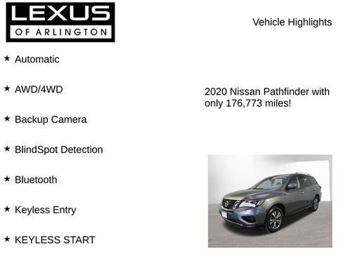 Used 2020 Nissan Pathfinder S AWD/4WD image 7