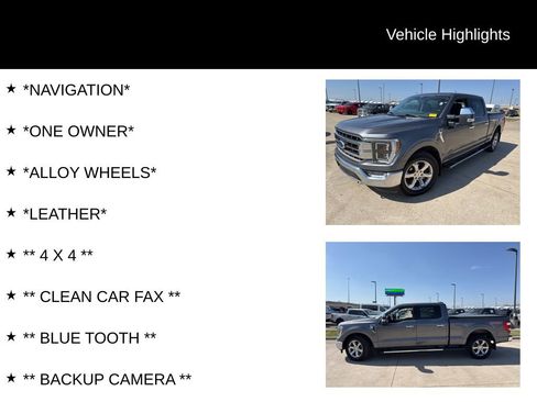 Used 2021 Ford F150 Lariat w/ Equipment Group 502A High image 4