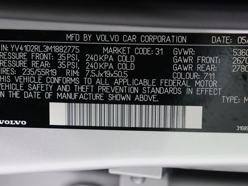 Used 2021 Volvo XC60 T5 Inscription w/ Advanced Package image 45