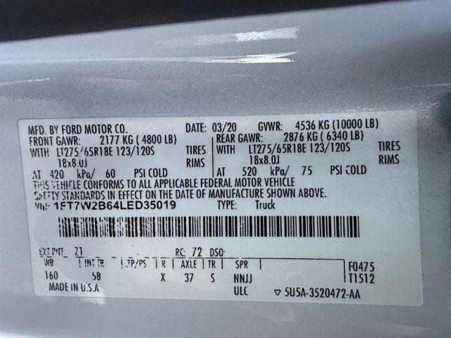 Used 2020 Ford F250 Lariat w/ Lariat Value Package AWD/4WD image 24