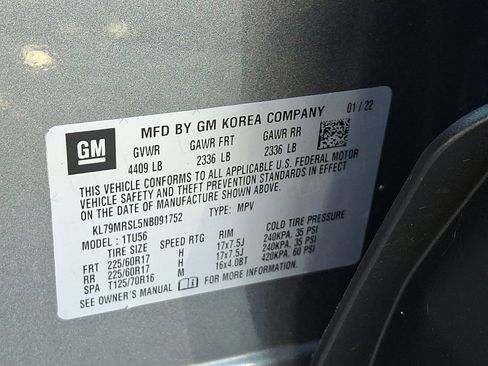 Certified 2022 Chevrolet TrailBlazer LT image 28