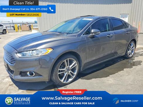 Used 2016 Ford Fusion Titanium FWD image 1