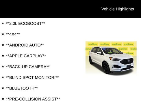 Certified 2024 Ford Edge ST-Line AWD/4WD image 13