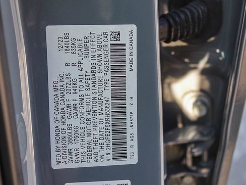 Certified 2024 Honda Civic Sport image 27