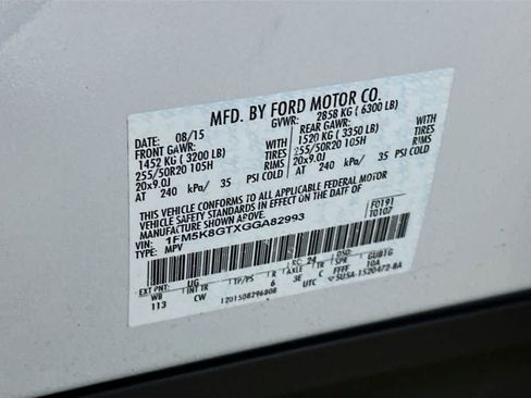 Used 2016 Ford Explorer Sport w/ Equipment Group 401A image 23