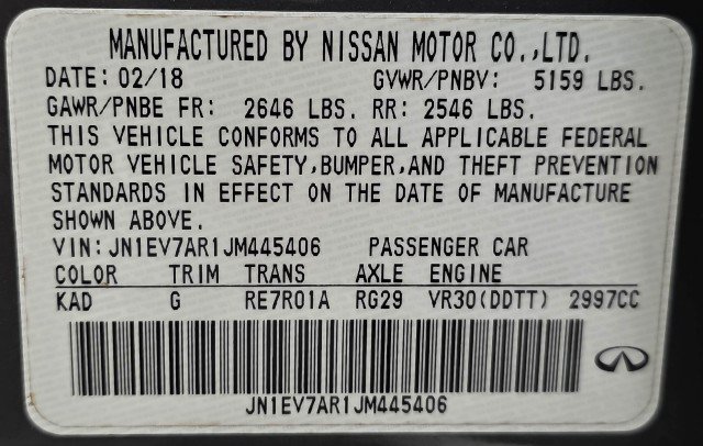 Used 2018 INFINITI Q50 Luxe w/ Cargo Package (L95) AWD/4WD image 40