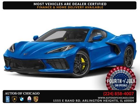 Used 2021 Chevrolet Corvette Stingray Preferred Cpe w/ Z51 Performance Package RWD image 1