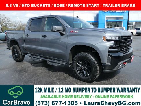 Certified 2021 Chevrolet Silverado 1500 LT Trail Boss w/ Convenience Package II AWD/4WD image 1