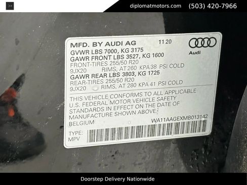 Used 2021 Audi e-tron Premium w/ Towing Package image 48