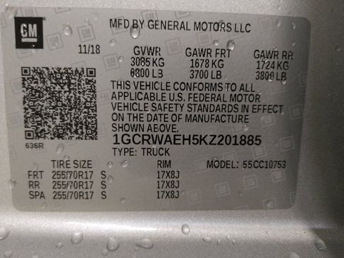 Used 2019 Chevrolet Silverado 1500 W/T w/ WT Safety Package RWD image 33
