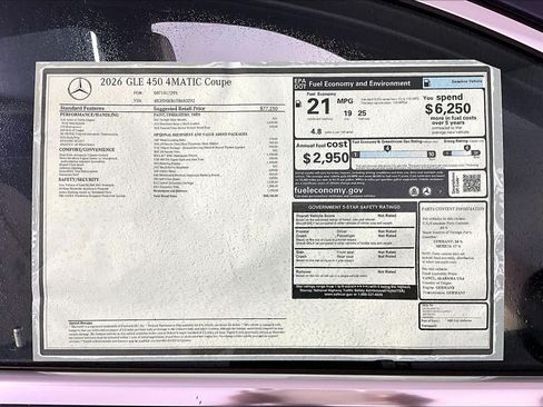 New 2026 Mercedes-Benz GLE 450 4MATIC Coupe image 18