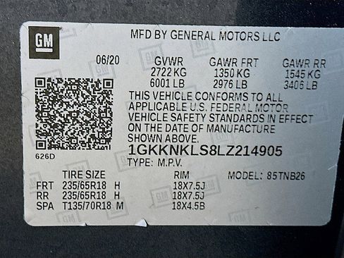 Used 2020 GMC Acadia SLE w/ Driver Convenience Package image 33