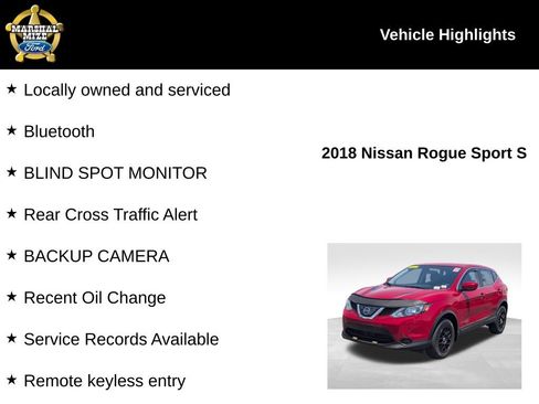 Used 2018 Nissan Rogue Sport S FWD image 2