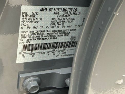 New 2025 Ford Mustang Mach-E Select w/ Interior Protection Package image 39