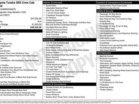 Used 2024 Toyota Tundra SR5 RWD image 8